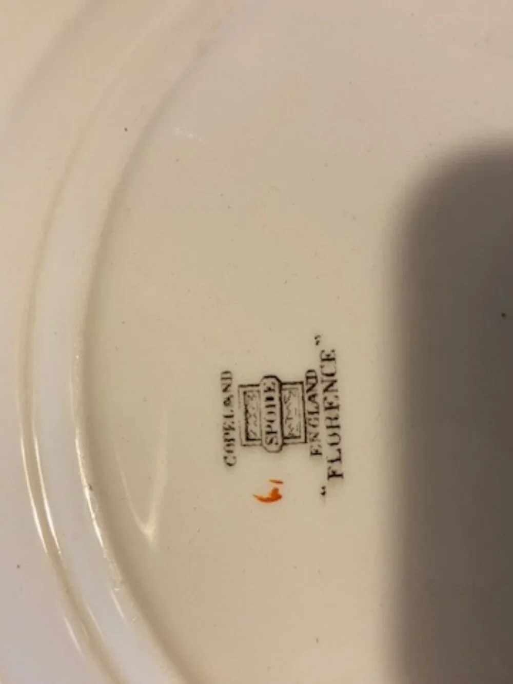 Vintage Copeland Spode Plate “Florence” English 10” England Beautiful Special